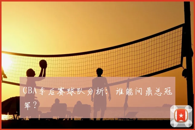 CBA季后赛球队分析：谁能问鼎总冠军？